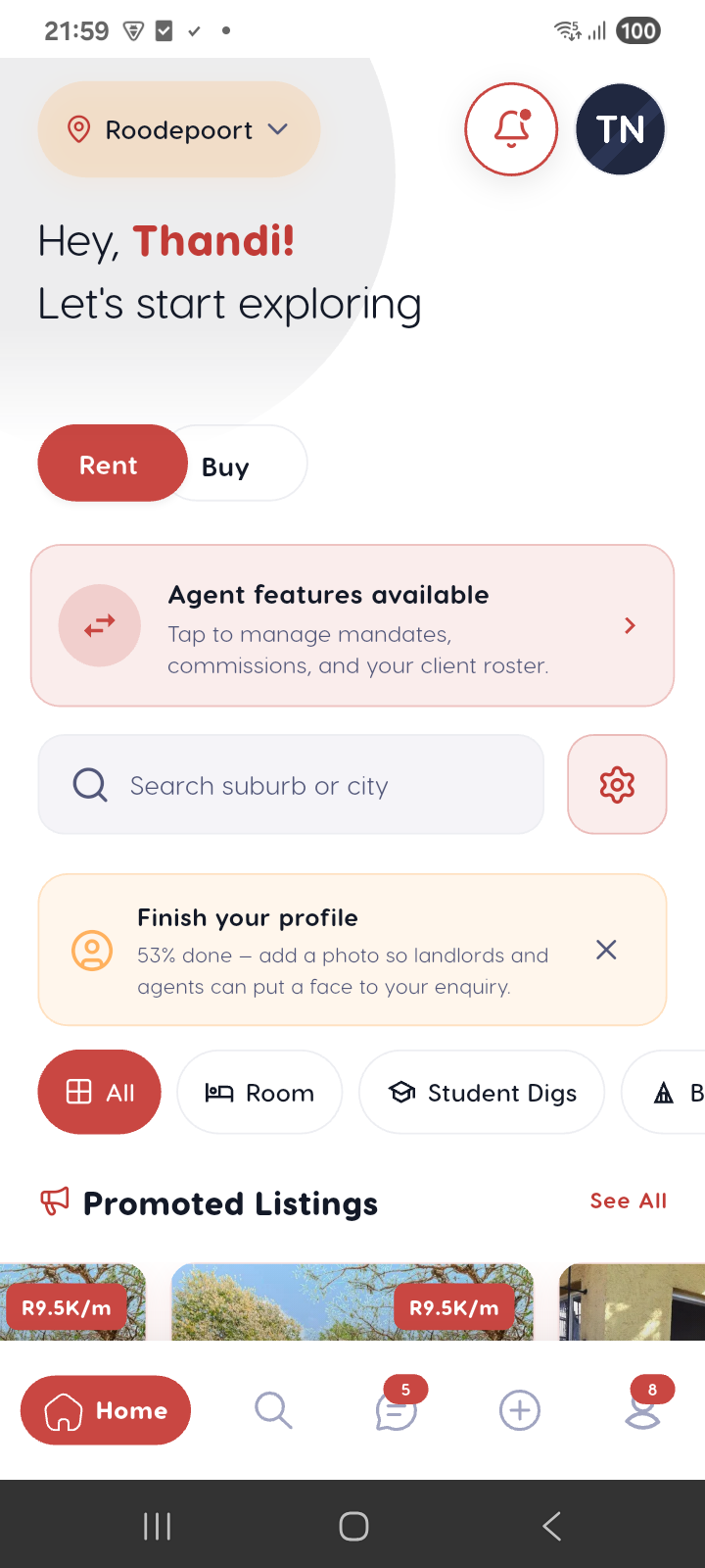 Search bar — Liivra app