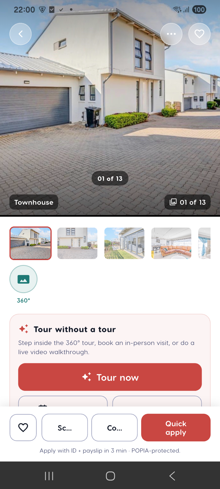 Listing detail — Liivra app